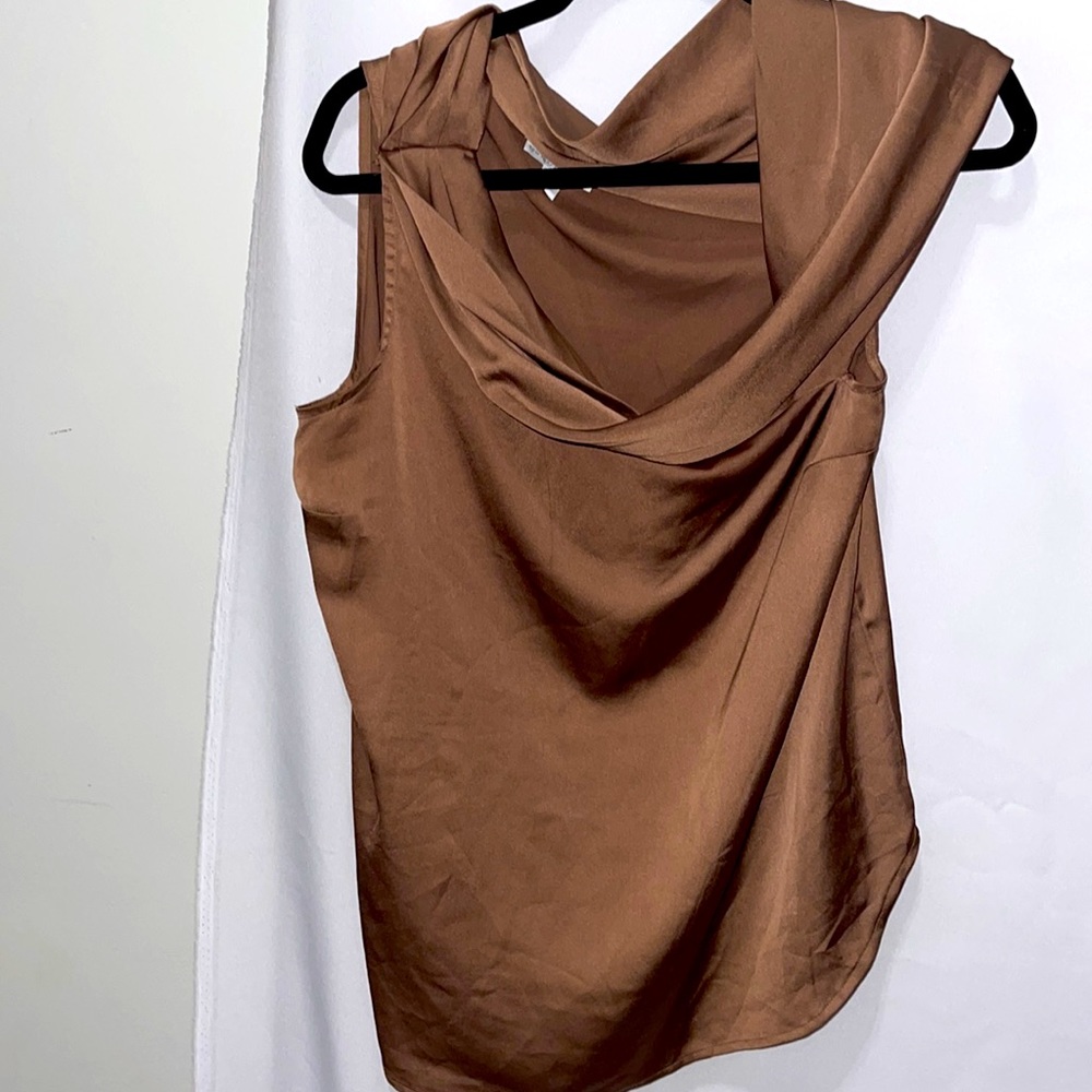 Swoop neck blouse